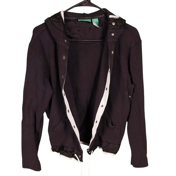 Liz Claiborne Tops - BLACK FRIDAY SALE - Women's VTG Snap Front Hoodie, Black